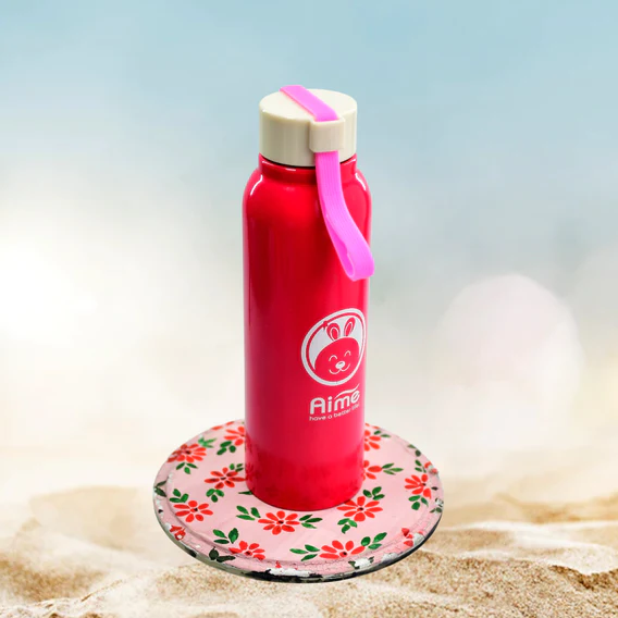 6452 320ML plain print Stainless Steel Water Bottle for Office, Home, Gym, Outdoor Travel Hot and Cold Drinks - Image 6