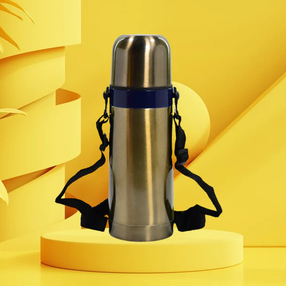 6454 350ML PLAIN PRINT STAINLESS STEEL WATER BOTTLE FOR OFFICE, HOME, GYM, OUTDOOR TRAVEL HOT AND COLD DRINKS - Image 7