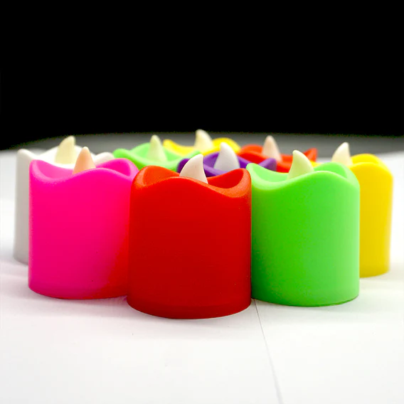 6425 24Pcs Festival Decorative - LED Tealight Candles | Battery Operated Candle Ideal for Party, Wedding, Birthday, Gifts (Multi Color) - Image 2