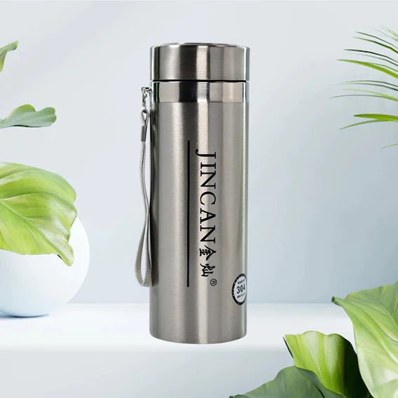 6447 350ML STAINLESS STEEL WATER BOTTLE FOR MEN WOMEN KIDS | THERMOS FLASK | REUSABLE LEAK-PROOF THERMOS STEEL FOR HOME OFFICE GYM FRIDGE TRAVELLING - Image 6