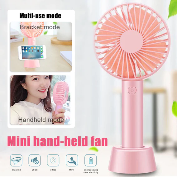 4787 Portable Handheld Fan used in summers in all kinds of places including household and offices etc. - Image 2