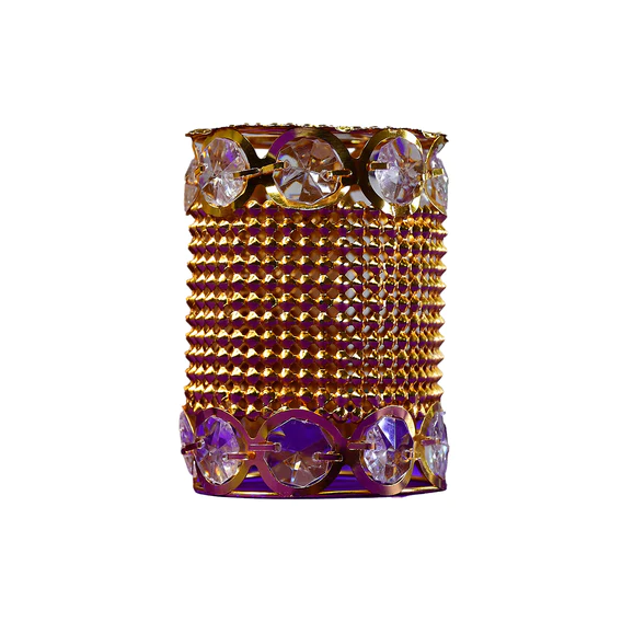 7268 2 Line Dimond Jhoomer For Home Decor Golden Color - Image 6