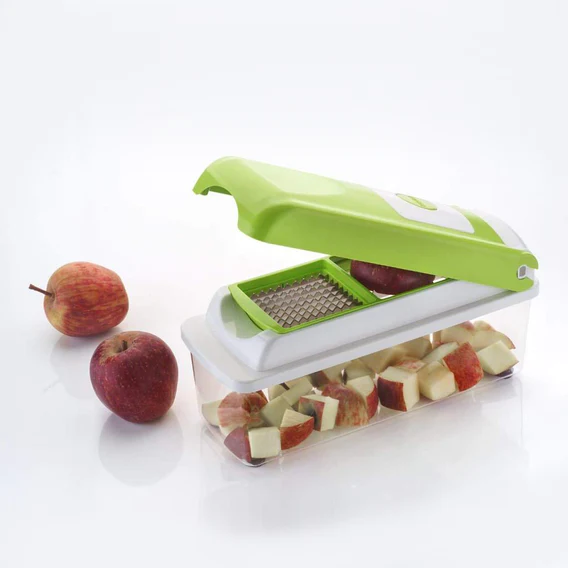 2489 Plastic 13-in-1 Manual Vegetable Grater,Chipser and Slicer - Image 2