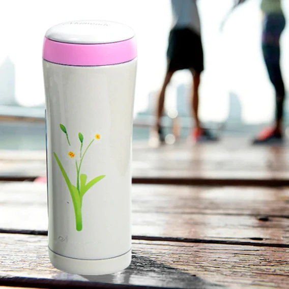 6445 600ML PLAIN PRINT STAINLESS STEEL WATER BOTTLE FOR OFFICE, HOME, GYM, OUTDOOR TRAVEL HOT AND COLD DRINKS. - Image 7