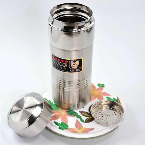 6449 380ML STAINLESS STEEL WATER BOTTLE FOR MEN WOMEN KIDS | THERMOS FLASK | REUSABLE LEAK-PROOF THERMOS STEEL FOR HOME OFFICE GYM FRIDGE TRAVELLING - Image 5