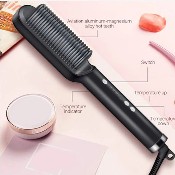 6168 Hqt-909B Hair Straightener Used While Massaging Hair Scalps And Head. - Image 2