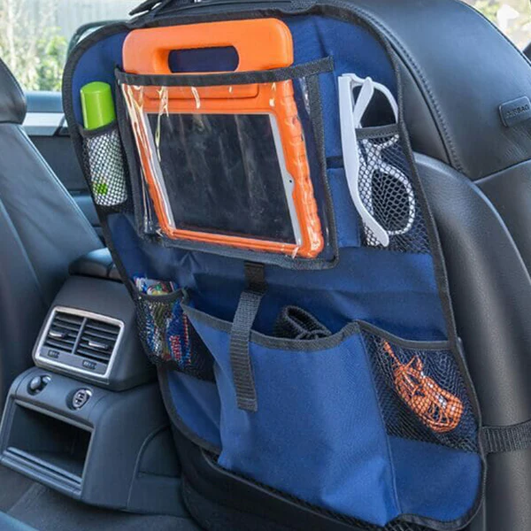6302 Car Back Seat Organiser used in all types of cars with their car seats to cover them easily. - Image 3