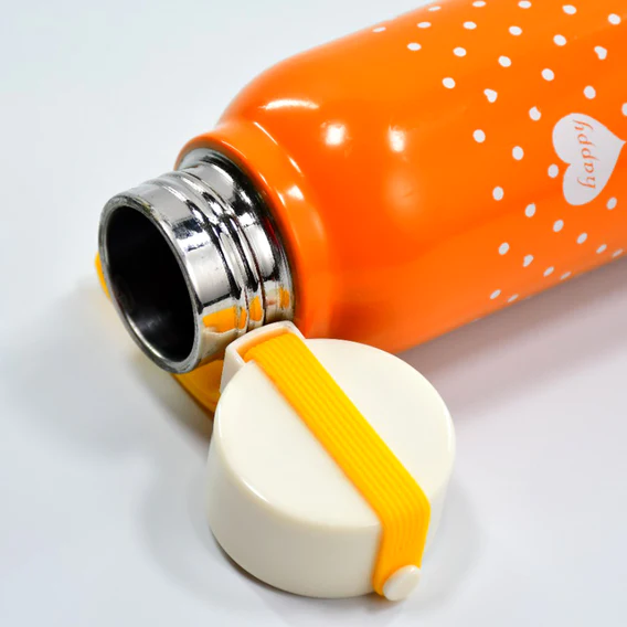 6451 400ML Stainless Steel Printed water bottle for school, college and office. - Image 5