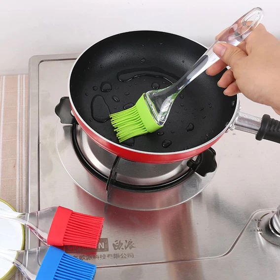 2854 Silicone Spatula and Pastry Brush Special Brush for Kitchen Use - Image 5