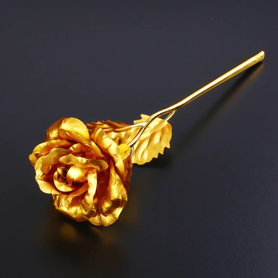 0879 B Golden Rose used in all kinds of places like household, offices, cafe's, etc. for decorating and to look good purposes and all. - Image 8
