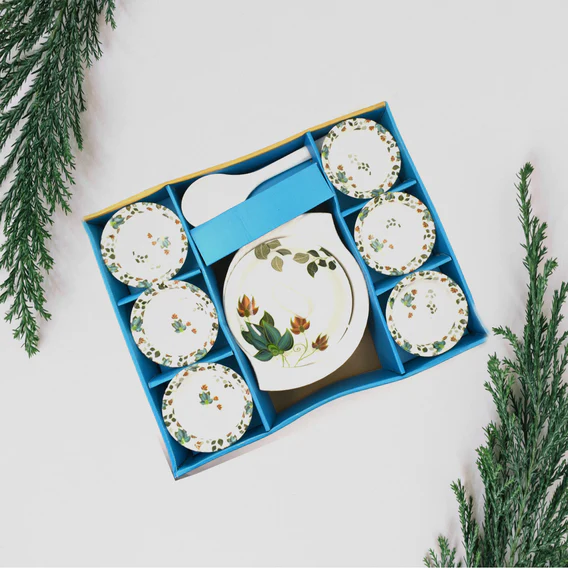 2739 9 Pc Pudding Set used as a cutlery set for serving food purposes and sweet dishes and all in all kinds of household and official places etc. - Image 5
