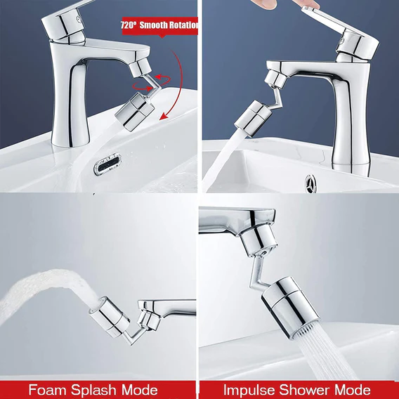 9089 Splash Filter Faucet, Sink Faucet Sprayer Head Suitable for  Kitchen Bathroom Faucet - Image 3