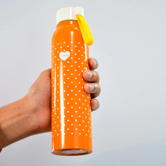 6451 400ML Stainless Steel Printed water bottle for school, college and office. - Image 4