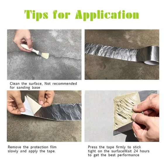 141 SELF-ADHESIVE INSULATION RESISTANT HIGH TEMPERATURE HEAT REFLECTIVE ALUMINIUM FOIL DUCT TAPE ROLL - Image 5