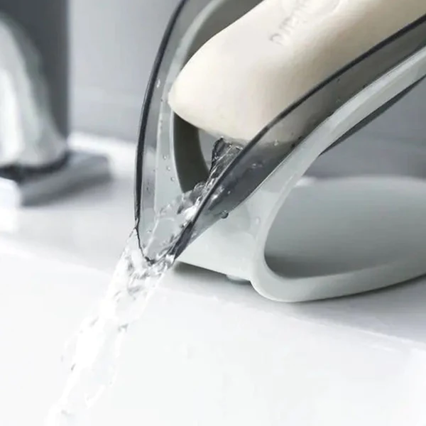 4794 New Leaf Soap Box used in all kinds of household and bathroom places as a soap stand and case. - Image 4