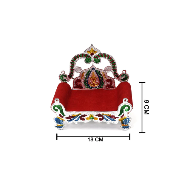 2711 Big Singhasan Bal Gopal used in all kinds of household and official places for placing gods sculpture over it. - Image 7