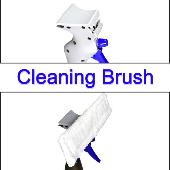 4946 Plastic Easy Glass Cleaner 3 in 1 Spray Type Cleaning Brush, Pack of 1 - Image 6