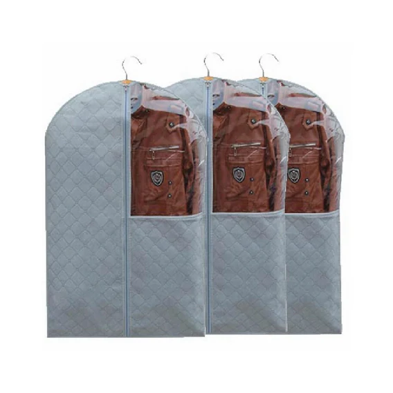 6225 Foldable Non Woven Men's Coat Blazer Suit Cover men's coat blazer cover fold over breathable garment bag suit cover. - Image 5
