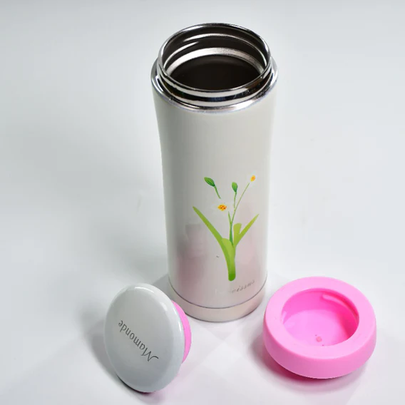 6445 600ML PLAIN PRINT STAINLESS STEEL WATER BOTTLE FOR OFFICE, HOME, GYM, OUTDOOR TRAVEL HOT AND COLD DRINKS. - Image 4