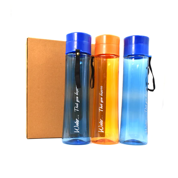 2716 Unbreakable, Leakproof, Durable, BPA Free, Non-Toxic Plastic Water Bottles, 1 Litre (Pack of 3, Assorted Color) - Image 9