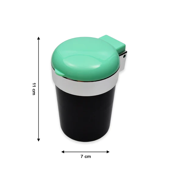 4945 Car Smokeless Ashtray Blue LED Cool Light Indicator Travel Auto Cigarette Odor Remover Smoke Diffuser Stand Cylinder (Moq - 12pc) - Image 6
