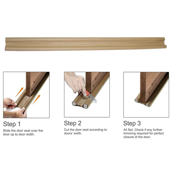 1756 Door Draft Stopper/Guard Protector for Doors and Windows - Image 5