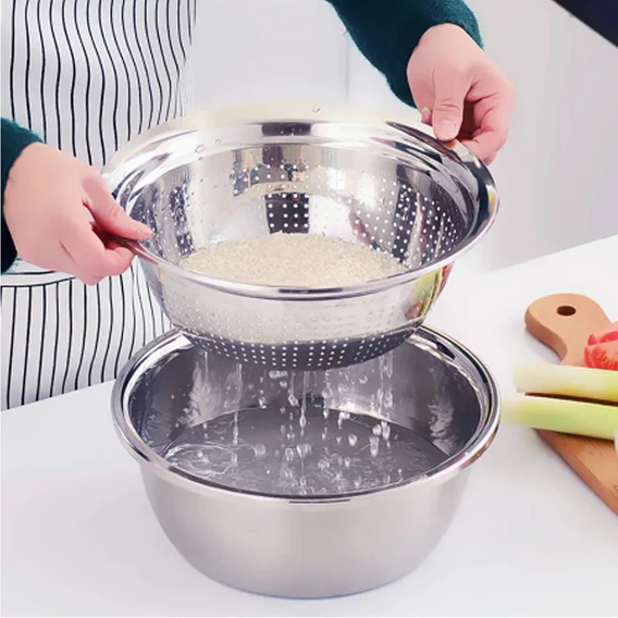 2877 3in1 Kitchen multipurpose julienne grater salad maker with pasta server spoon - Image 6