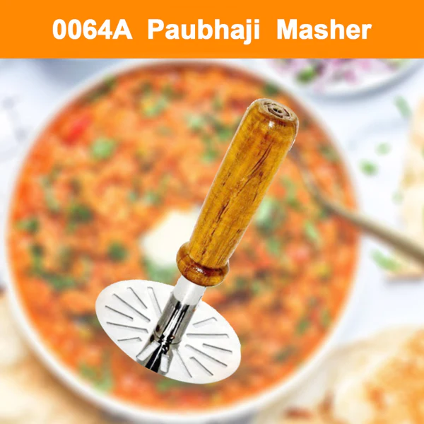 0064A Paubhaji Masher used in all kinds of household and kitchen places for mashing and making paubhajis. - Image 4