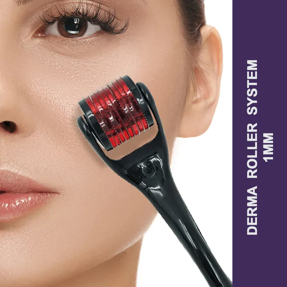 6602 Derma Roller Anti Ageing and Facial Scrubs & Polishes Scar Removal Hair Regrowth (1mm) - Image 6