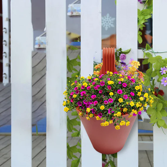 4822 Hanging Planter Pot used for storing and holding plants and flowers in it and this is widely used in in all kinds of gardening and household places etc. - Image 6