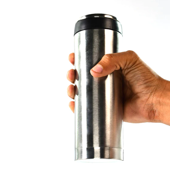 6446 450Ml STAINLESS STEEL WATER BOTTLE FOR MEN WOMEN KIDS | THERMOS FLASK | REUSABLE LEAK-PROOF THERMOS STEEL FOR HOME OFFICE GYM FRIDGE TRAVELLING - Image 3