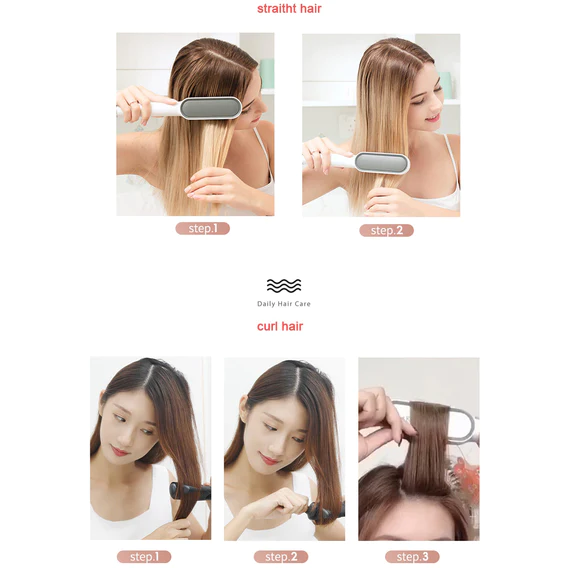 6168 Hqt-909B Hair Straightener Used While Massaging Hair Scalps And Head. - Image 5