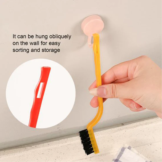 2166 3pc  Mini Wire Brush Set Brass Nylon Stainless Steel Bristles Household Cleaning Brush for Gas Stove, Smoke Machine Tool Burner Tiles Tap Rust Removal Welding Slag Dirt & Paint Scrubbing. - Image 8