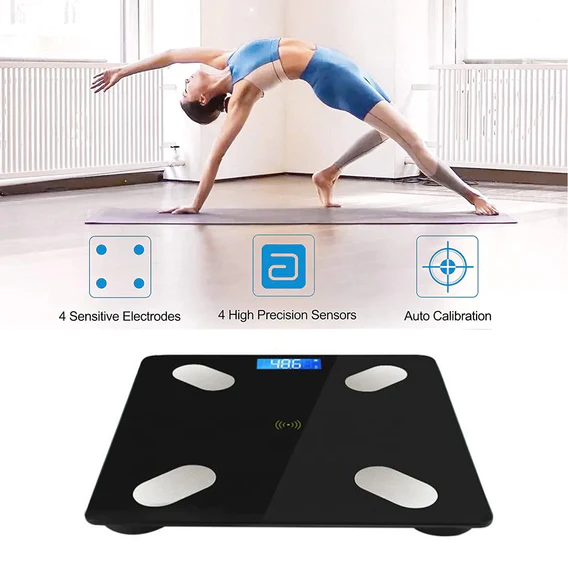 6327 Bluetooth Body Fat Scale Digital Smart Body Weight Scale iOS and Android App to Manage Body Weight, Body Fat, Water, Muscle Mass, BMI, BMR, Bone Mass and Visceral Fat with BMI Scale - Image 6