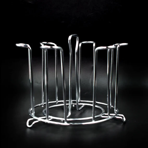 2741 SS Round Glass Stand used for holding sensitive glasses and all present in all kinds of kitchens of official and household places etc. (Moq :-2) - Image 5