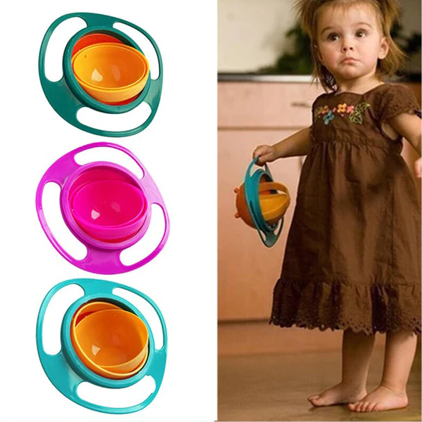 0617 Rotating Baby Bowl used for serving food to kids and toddlers etc. - Image 9