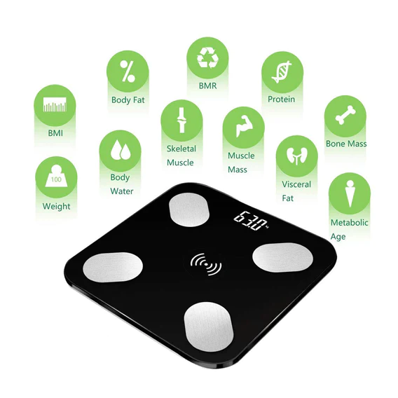 6327 Bluetooth Body Fat Scale Digital Smart Body Weight Scale iOS and Android App to Manage Body Weight, Body Fat, Water, Muscle Mass, BMI, BMR, Bone Mass and Visceral Fat with BMI Scale - Image 7