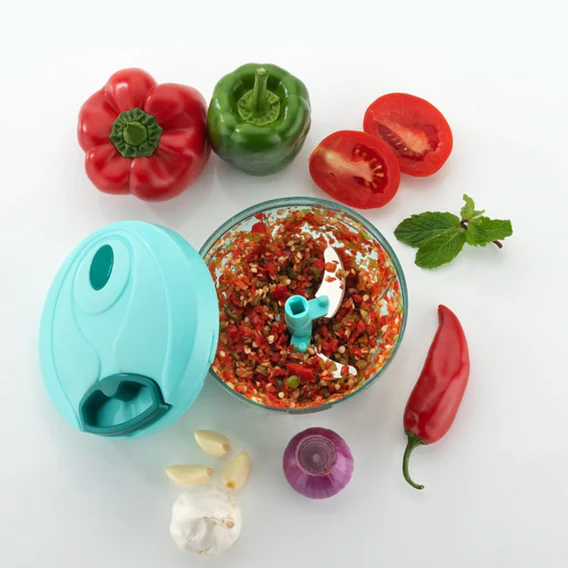 0080 V Atm Green 450 ML Chopper widely used in all types of household kitchen purposes for chopping and cutting of various kinds of fruits and vegetables etc. - Image 2