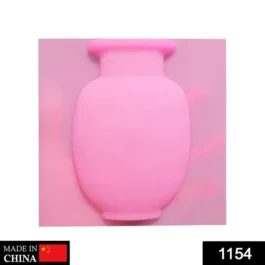 1154 Wall Hanging Silicone Flower Pot Sticker Plant Rack for Decoration (MultiColour)