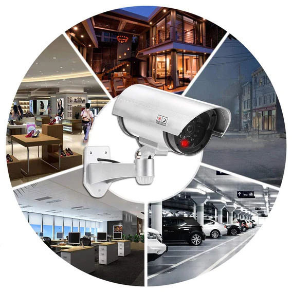 1481 Wireless Security CCTV False Outdoor Fake Dummy Piece IR Camera - Image 3