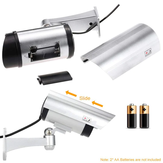 1481 Wireless Security CCTV False Outdoor Fake Dummy Piece IR Camera - Image 2