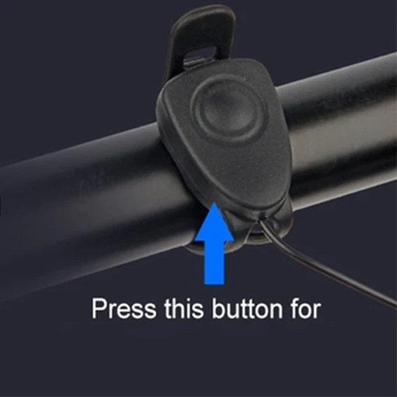 1718 Bicycle Horn with LED Light Work On Battery - Image 3