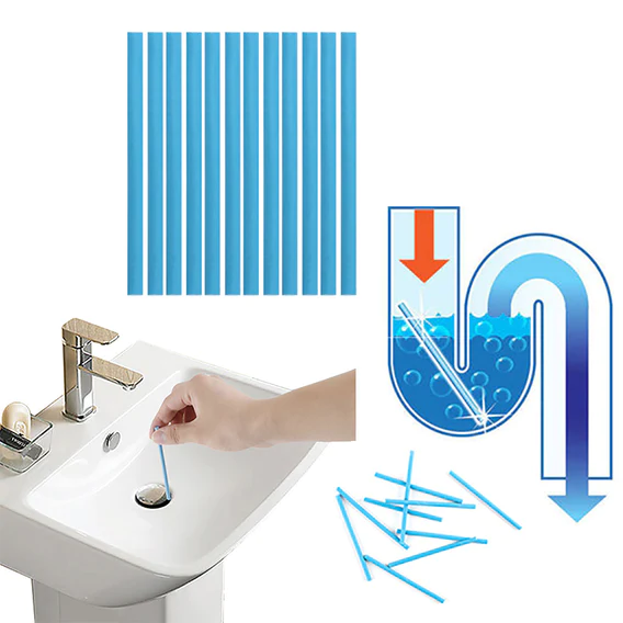 1730 Sani Cleaning Sticks Keep Your Drains Pipes Clear Odor Home Cleaning - Image 4