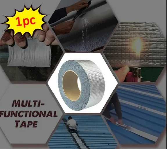 141 SELF-ADHESIVE INSULATION RESISTANT HIGH TEMPERATURE HEAT REFLECTIVE ALUMINIUM FOIL DUCT TAPE ROLL