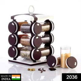 2036 Spice jar Set – Food Grade Plastic 12pcs Spice jar