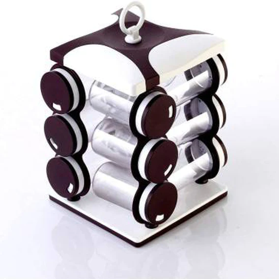 2036 Spice jar Set - Food Grade Plastic 12pcs Spice jar - Image 3