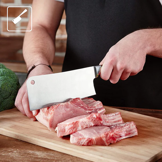 2572 Chopping Board with Knife Set (Pack of 5) - Image 6