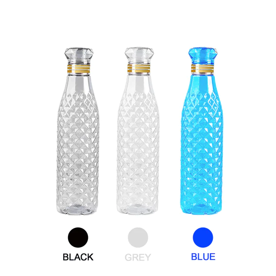 2720 Dimond Cut Water Bottle used by kids, childrenâ€™s and even adults for storing and drinking water throughout travelling to different-different places and all. - Image 5