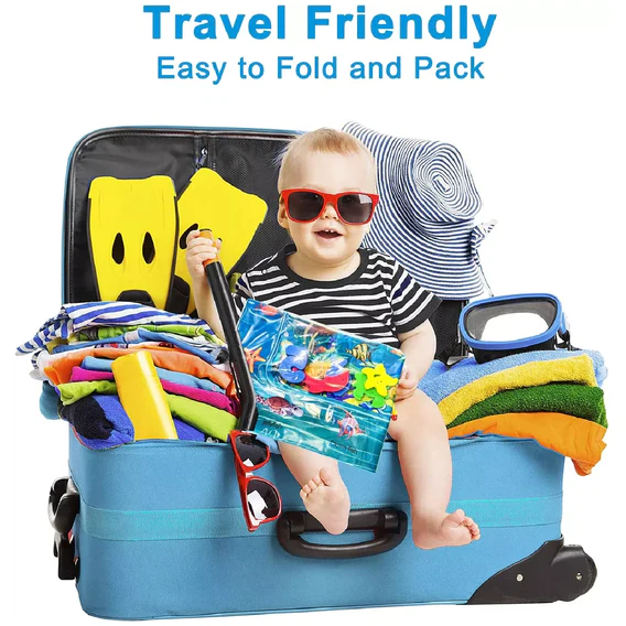 8090 Baby Water Mat Inflatable Baby Play Mat Activity Center for Infant Baby Toys 3 to 15 Months, Baby Gifts for Boys Girls(Assorted Design) - Image 2