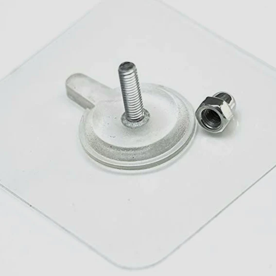 9017 Adhesive Screw Wall Hook used in all kinds of places including household and offices for hanging and holding stuffs etc. - Image 2